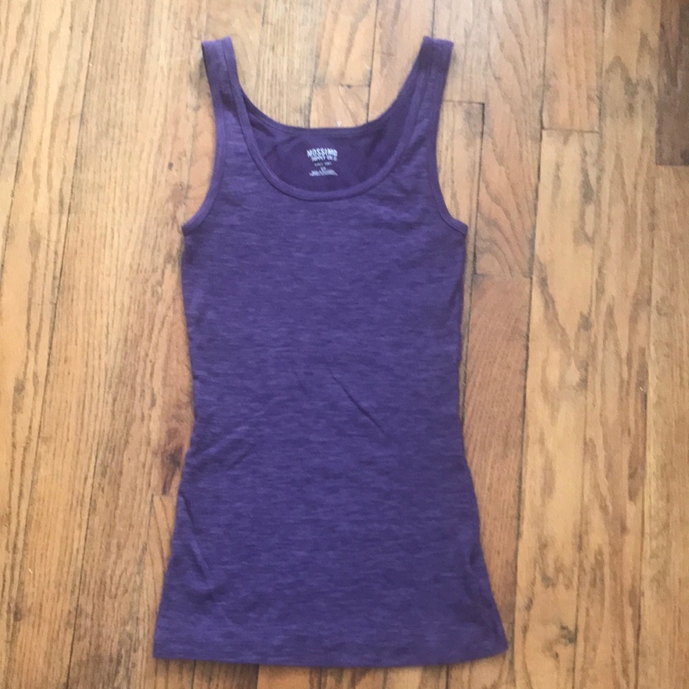 Purple Mossimo Long & Lean Tank